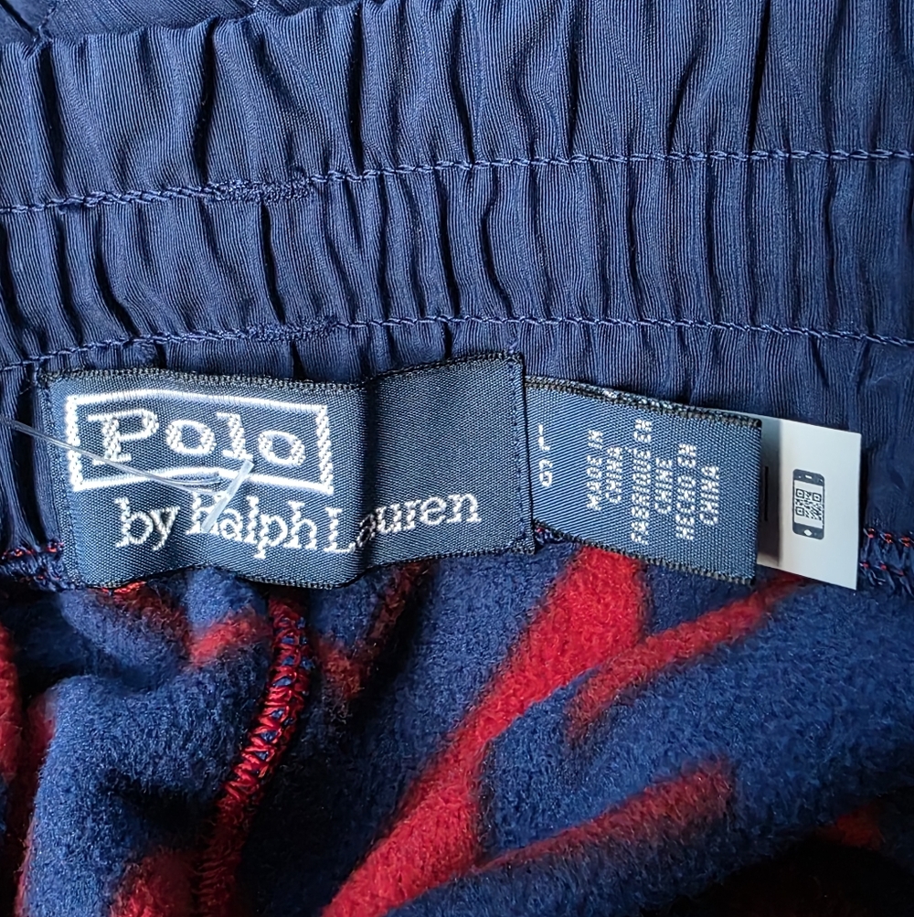 NWOT Polo Ralph Lauren L Indie Sleeze Grunge Apres Ski  Fair Isle Fleece Joggers - Picture 4 of 8